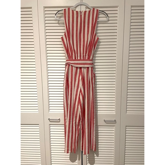 J Crew Linen-cotton V-neck jumpsuit - Picture 3 of 4